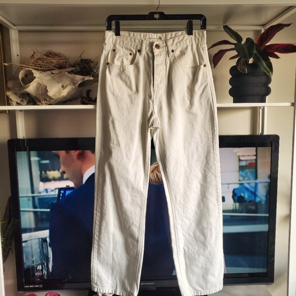 Avec Les Filles White High Rise Jeans - Picture 2 of 7